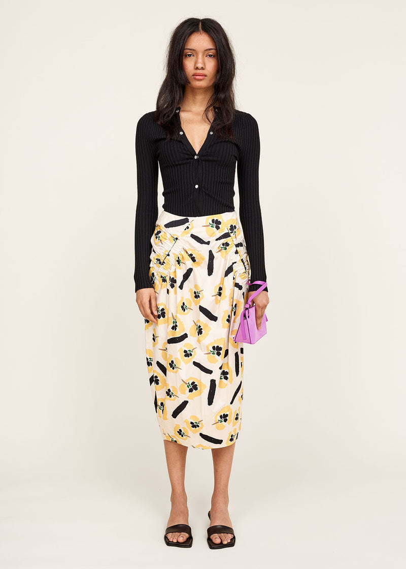 Karla Skirt Flower Print