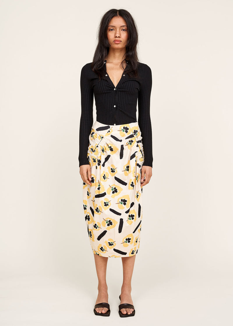 Karla Skirt Flower Print