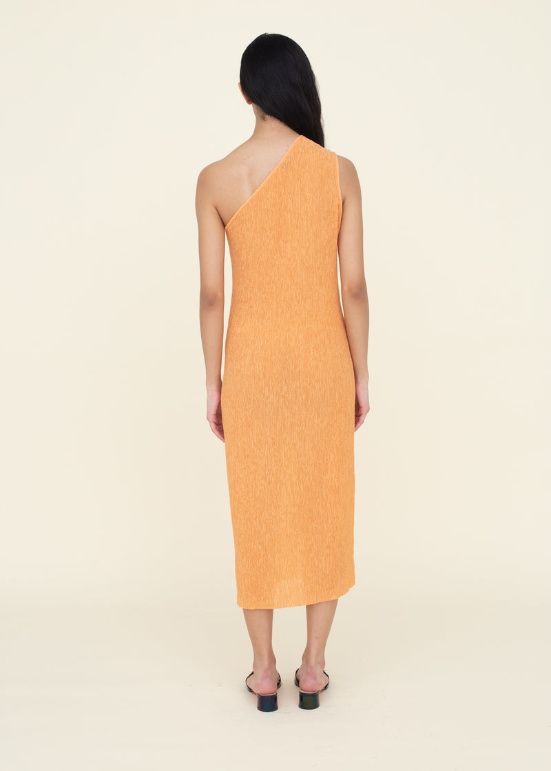 Crinkle Knit Dress Mango