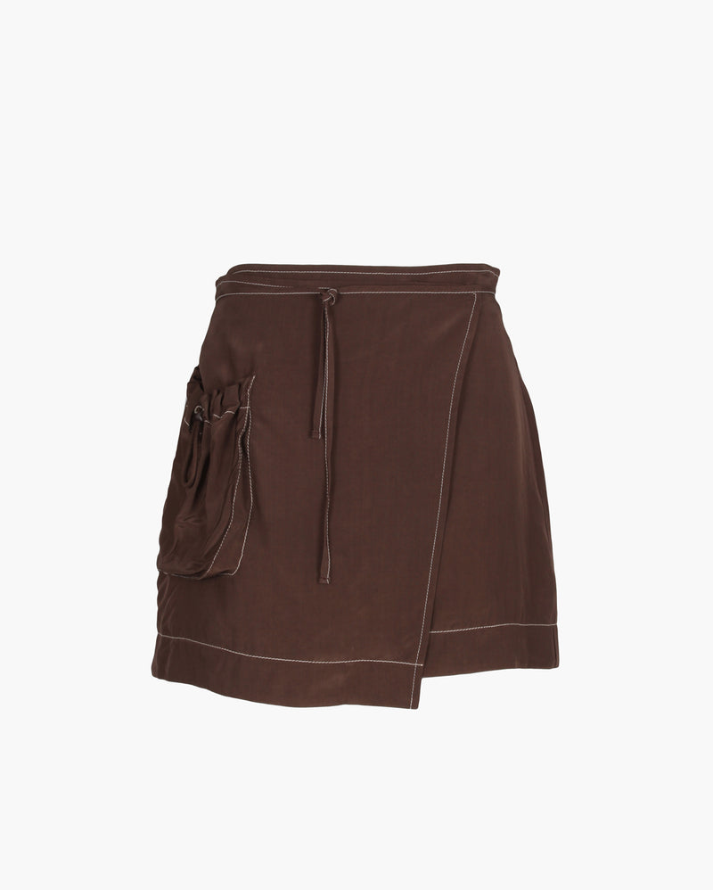 Jamilla Skirt Viscose Brown