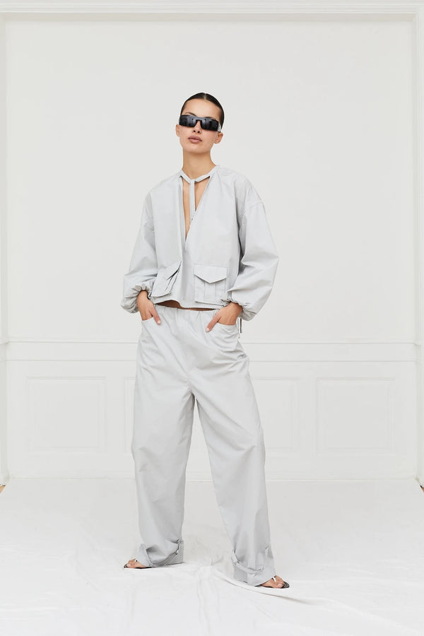 Bini Cargo Pants Misty Grey