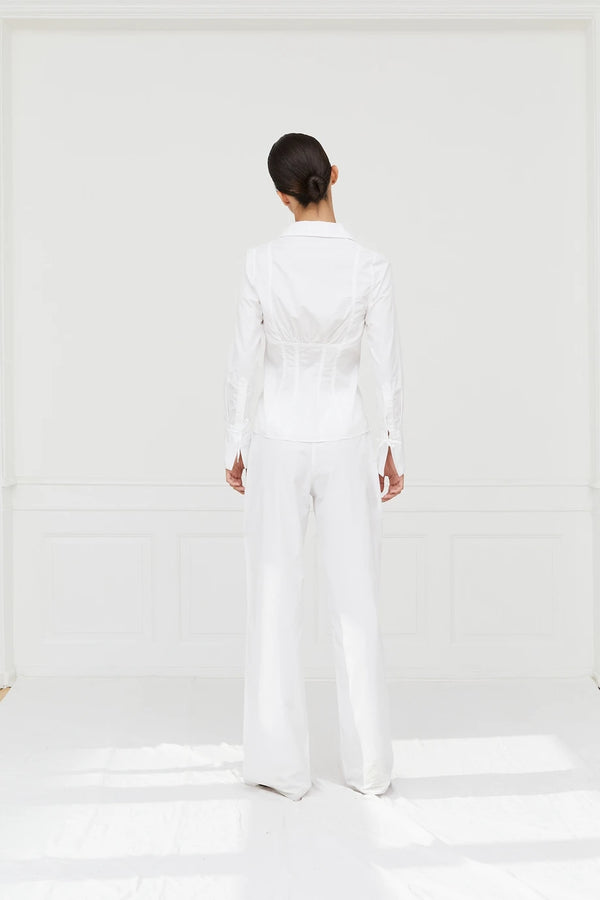 Elizabeth Pants White