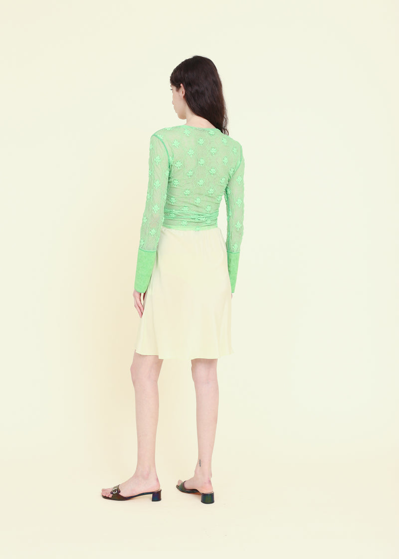 Sublime Slip Skirt Light Moss