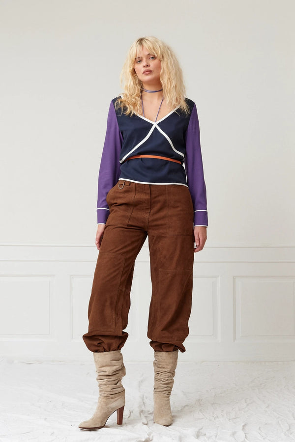 Lilah Top Dark Navy