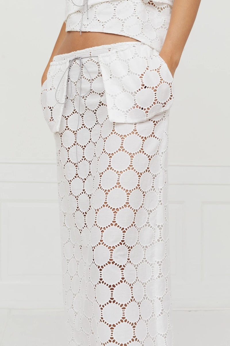 Meredith Skirt White